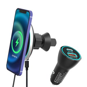 iPhone 12 Magnetic Wireless Charger Car Mount 15W