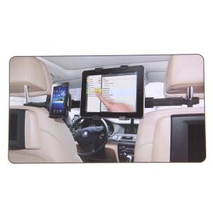 Tablet and Phone Car Headrest Holder with 360 Adjustable Rotation